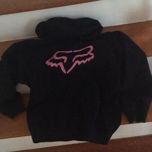 Black and Pink women’s Fox Hoodie